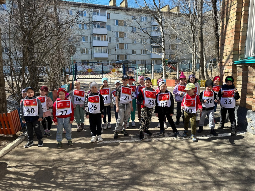 20 мая воспитанники подготовительных групп детского сада №65 присоединились к акции «Крошка-ГТОшка»..